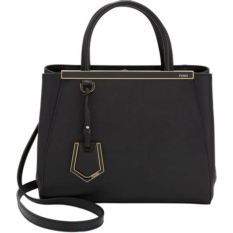 fendi 2jours mini tote bag sizes|Fendi bag with strap.